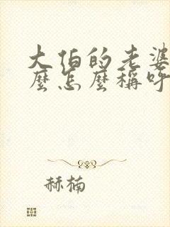 大伯的老婆叫什么怎么称呼