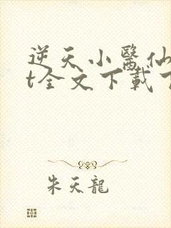 逆天小医仙txt全文下载下载