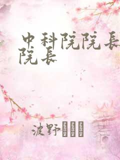 中科院院长新任院长