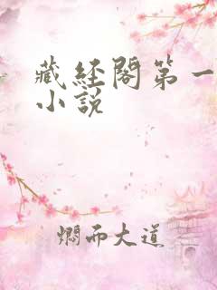 藏经阁第一版主小说