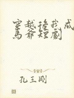 穿越后我成了驸马爷短剧