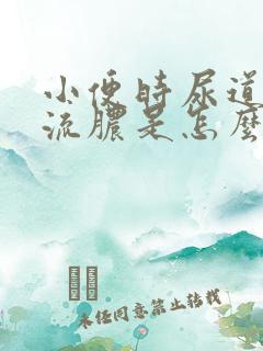 小便时尿道刺痛流脓是怎么回事