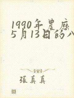 1990年农历5月13日的八字