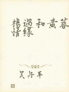 杨过和黄蓉荒岛情缘