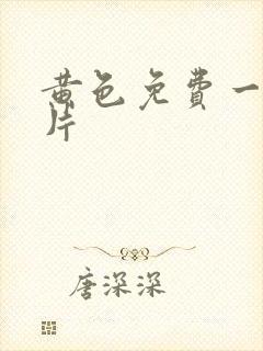 黄色免费一级大片