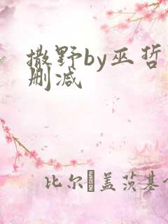 撒野by巫哲未删减
