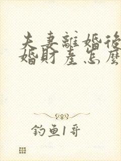 夫妻离婚后又复婚财产怎么分