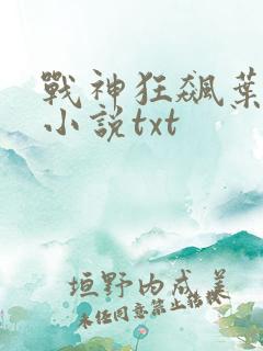 战神狂飙叶无缺小说txt