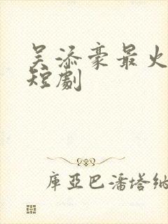 吴添豪最火十部短剧