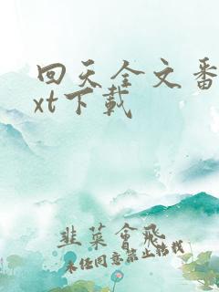 回天全文番外txt下载