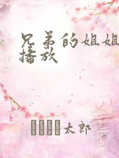 兄弟的姐姐在线播放
