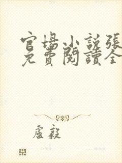 官场小说张卫东免费阅读全文