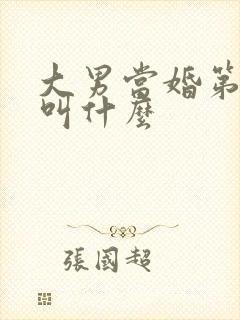 大男当婚第二部叫什么