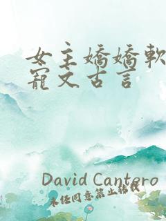女主娇娇软软的宠文古言