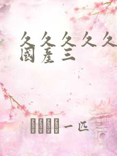 久久久久久精品国产三