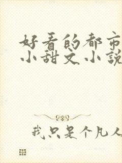 好看的都市言情小甜文小说