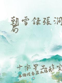 朝雪录张洞玄结局