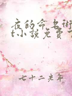 夜的命名术txt小说免费下载