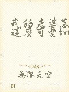 我的老婆怎么能这么可爱txt下载