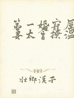 第一婚宠厉爷娇妻太会撩温宁,厉北琛