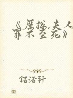 《厉总,夫人她罪不至死》电视剧