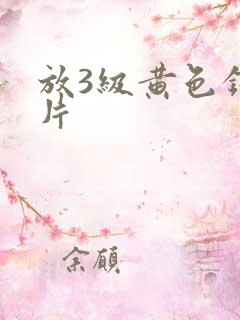 放3级黄色录像片