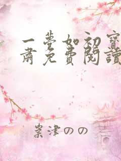 一梦如初宝银温肃免费阅读完整版