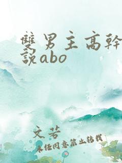 双男主高干文小说abo