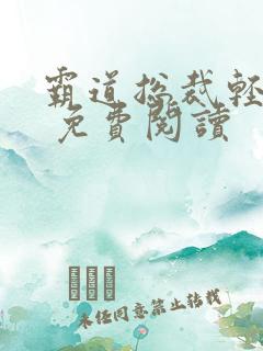 霸道总裁轻轻爱 免费阅读