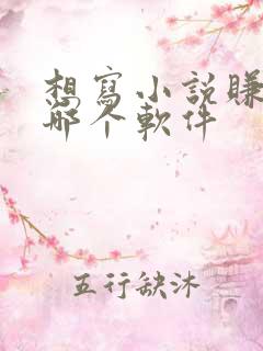 想写小说赚钱去哪个软件