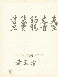 消失的丈夫短剧免费观看完整版