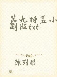 第九特区小说未删版txt