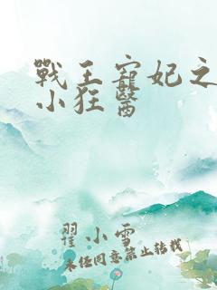 战王宠妃之倾世小狂医