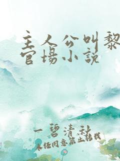 主人公叫黎锦的官场小说