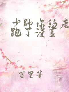少帅你的老婆又跑了漫画
