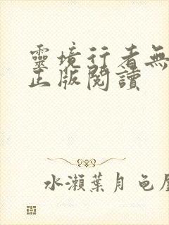 灵境行者无错校正版阅读