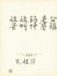 姐姐的老公的爸爸叫什么称呼