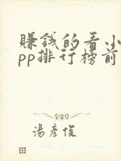 赚钱的看小说app排行榜前十名