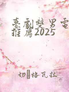 台剧双男电视剧推荐2025 台剧双男电视剧推荐2025