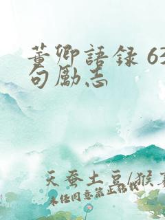 董卿语录 63句励志