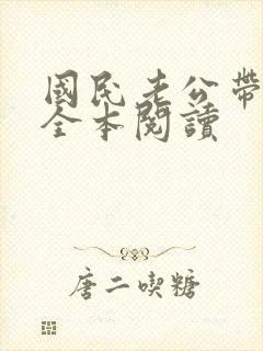 国民老公带回家全本阅读