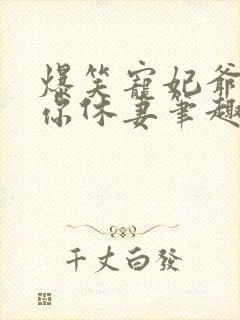 爆笑宠妃爷我等你休妻笔趣阁