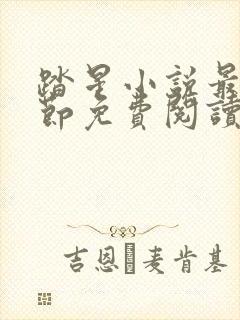 踏星小说最新章节免费阅读