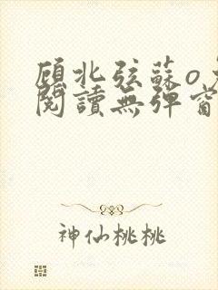 顾北弦苏o免费阅读无弹窗佟