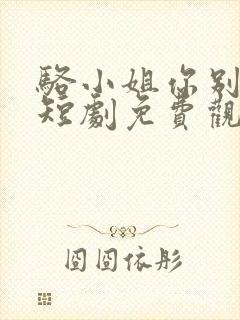 骆小姐你别想跑短剧免费观看