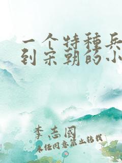 一个特种兵穿越到宋朝的小说