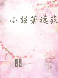 小说萧逸苏颜