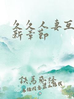 久久人妻互换最新章节