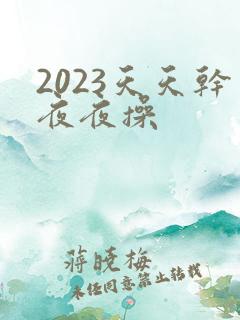 2023天天干夜夜操