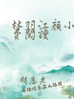 林羽江颜小说免费阅读